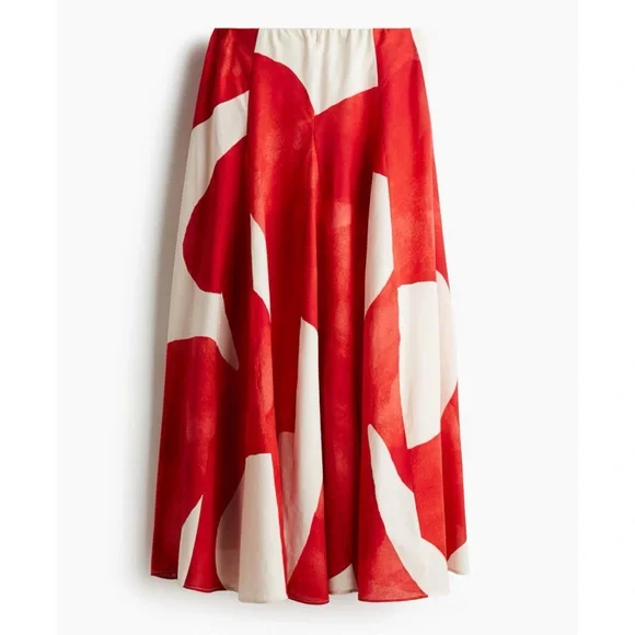NWT H&M Cotton Circle Maxi Skirt - Picture 3 of 8